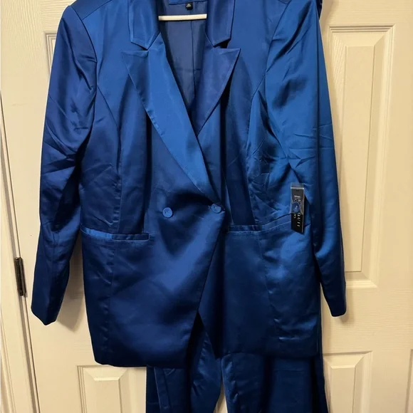 Eloquii Royal Blue Suit Set - Picture 1 of 11
